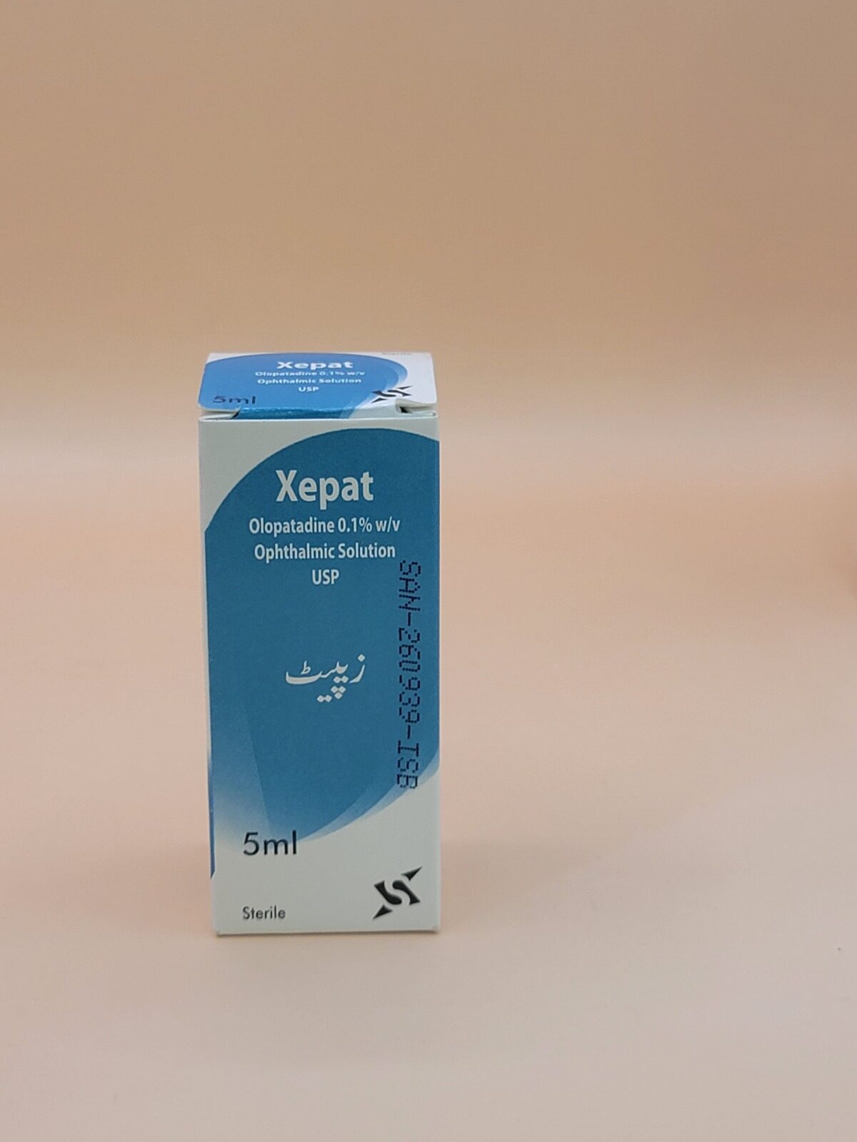 IMG-20250114-WA0136 Xepat (Olopatadine 0.1% w/v Ophthalmic Solution USP) 5ml - Image 1