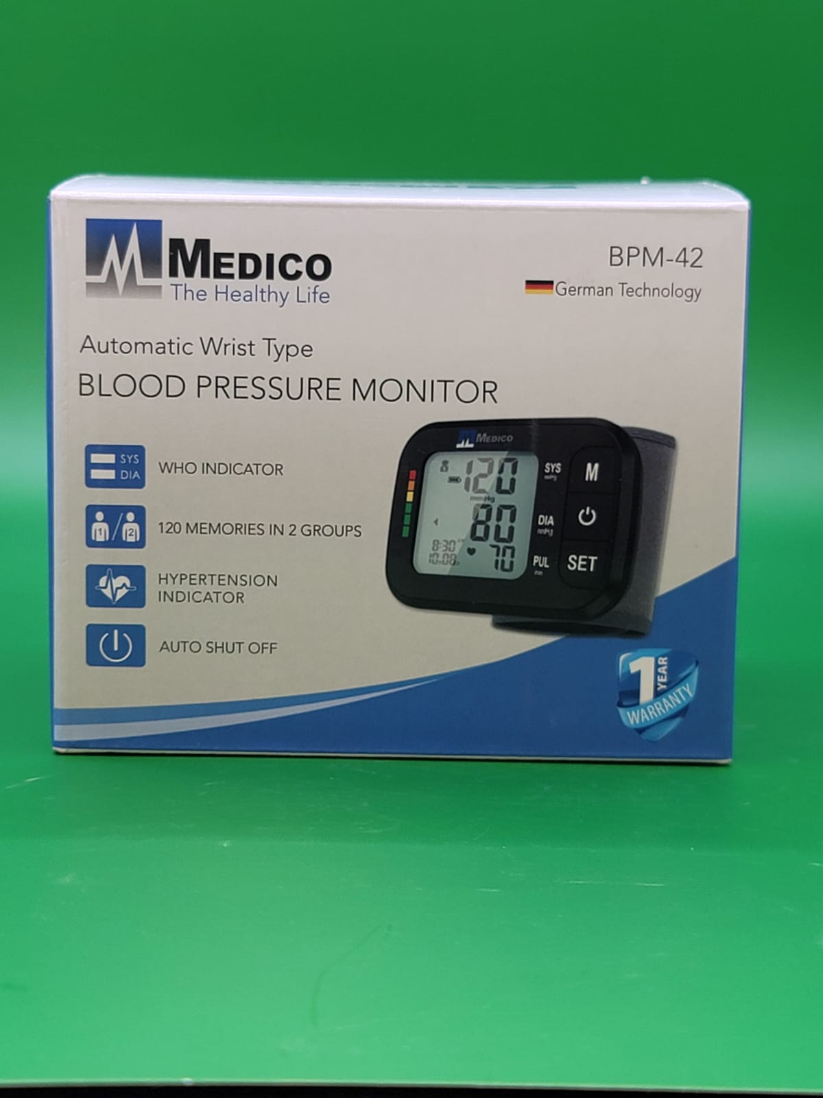 IMG-20250116-WA0036 MEDICO (automatic wrist type blood pressure monitor) - Image 1