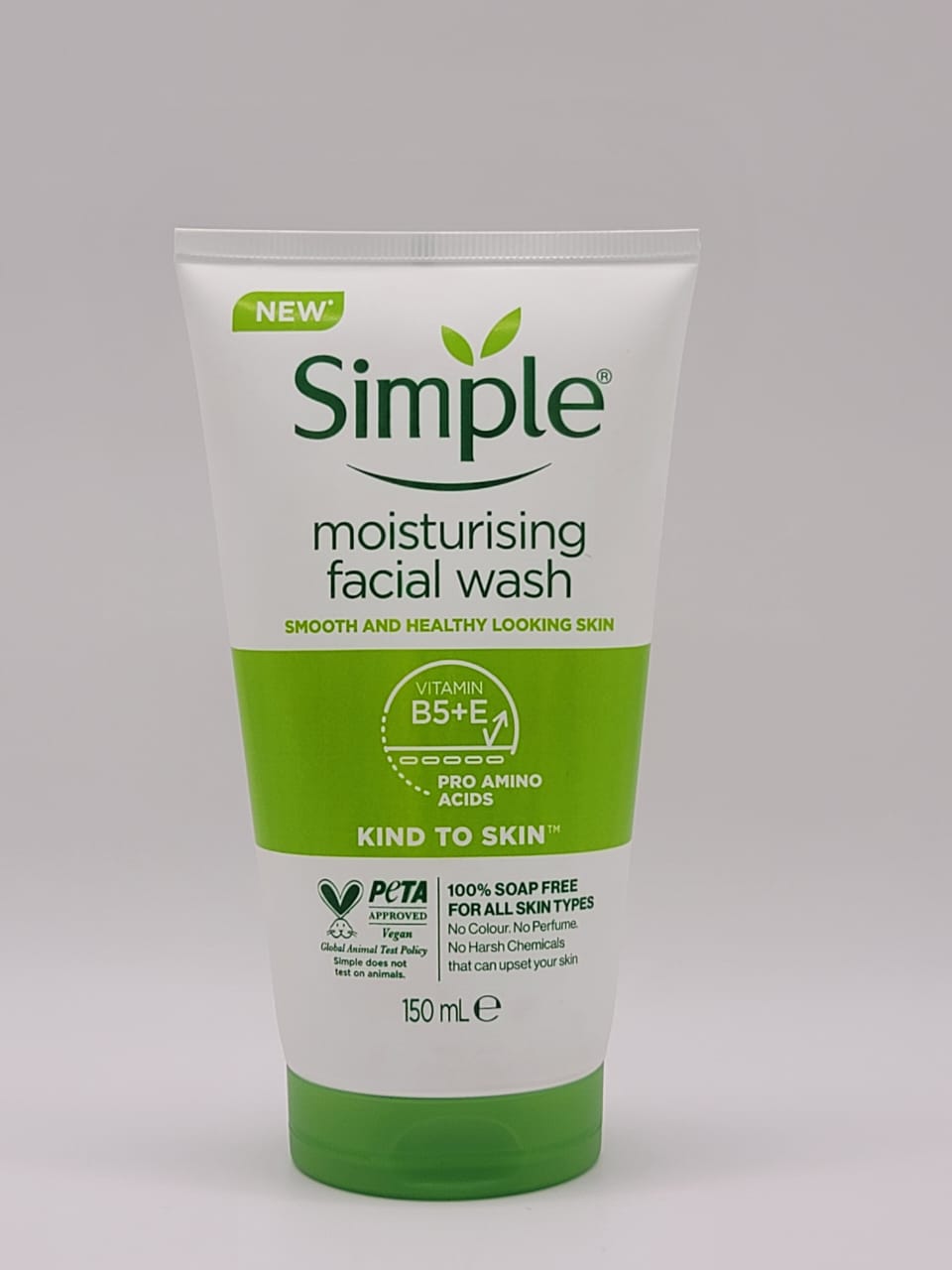IMG-20250121-WA0045 Simple Moisturizing Facial Wash (Vitamin B5 + E, Pro Amino Acids) 150ml - Image 1