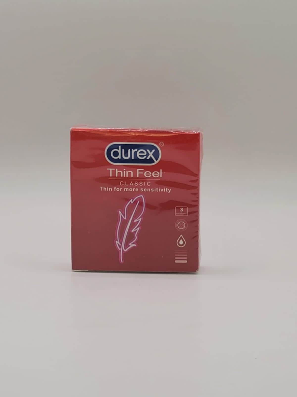 IMG-20250128-WA0107 durex (Thin Feel Classic Thin for more sensitivity) 3 condoms - Image 1