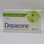 Dopacone [Levodopa+Carbidopa+Entacapone] 150mg+37.5mg+200mg 30 tablets