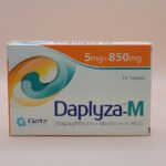 Daplyza-M [Dapagliflozin+Metformin HCL] 5mg+850mg 14 tablets