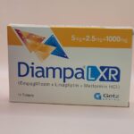 Diampa LXR (Empagliflozin+linagliptin+Metformin HCL) 5mg+2.5mg+1000mg