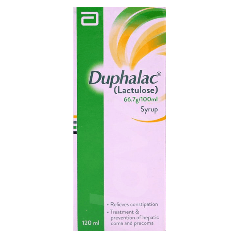 Duphalac Syrup 120ml Duphalac Syrup 120ml bottle for constipation relief and hepatic coma treatment