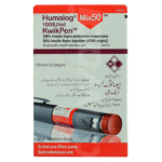 Humalog Mix 50 -  100 IU / ml injection 5 Pre Filled Kwikpen x 3 ml
