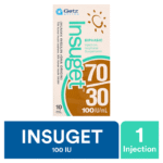 Insuget 70/30 100 IU injection 1 Vial x 10 ml