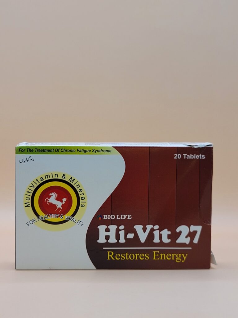 Hi-Vit 27 multivitamin for chronic fatigue syndrome box