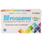 Mycoderm 250 mg  tablet 10