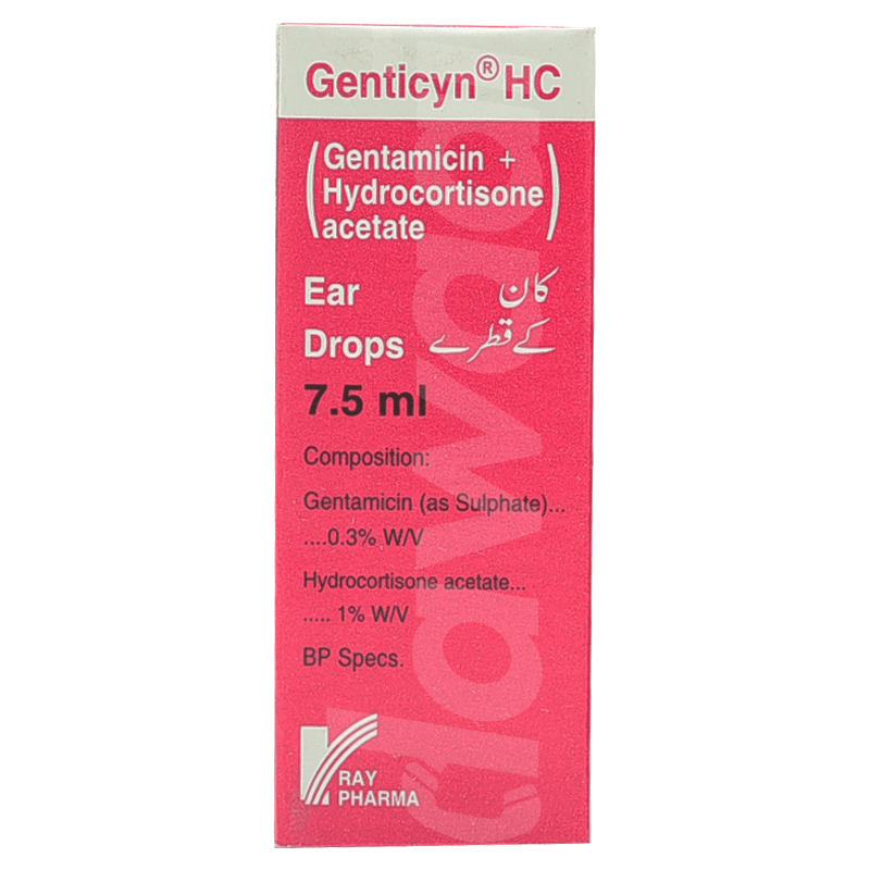 raygen16461_1629115058_2.png Genticyn HC Eye / Ear 1%/0.3% drops 7.5ml - Image 1
