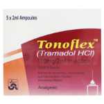 Tonoflex 100 mg / 2 ml injection 5 Ampoules x 2 ml