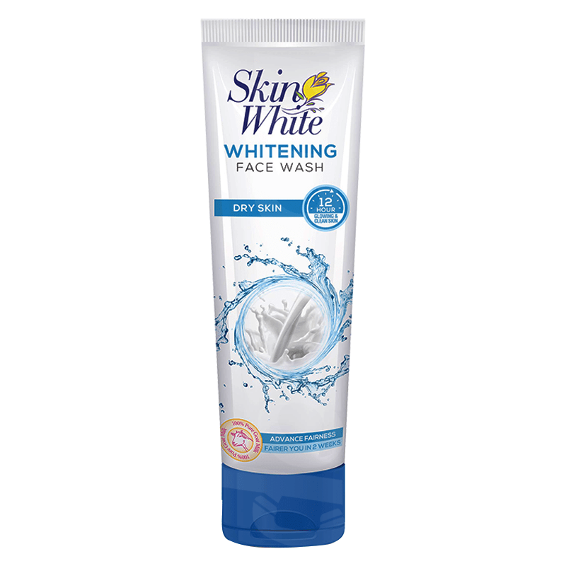 skiski47473_1638173067_1.png Skin White Dry Skin (Blue) Whitening Face Wash 60 ml Pack liquid - Image 1