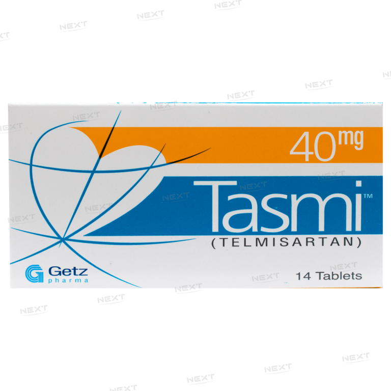 Tasmi 40mg Telmisartan blood pressure medication 14 tablets pack by Getz Pharma