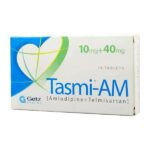 Tasmi-AM 10mg 40mg tablets for hypertension by Getz Pharma