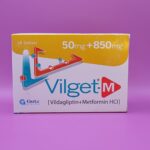 Vilget-M [Vildagliptin+ Metformin HCL] 50mg+850mg tablets