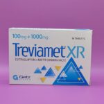 Treviamet XR [SITAGLIPTIN+METFORMIN HCL] 100mg+1000mg tablet