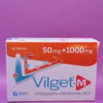 Vilget-M [Vildagliptin+ Metformin HCL] 50mg+1000mg tablets