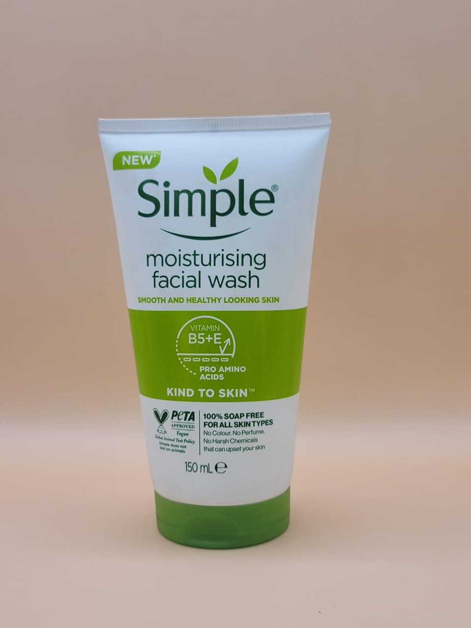 IMG-20250205-WA0046 Simple moisturising facial wash pro amoni acid 150ml - Image 1