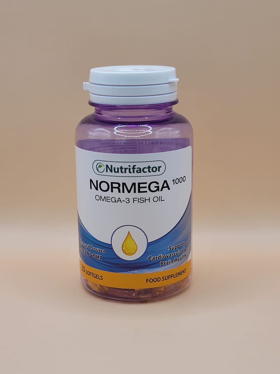 IMG-20250205-WA0175 Nutrifactor NORMEGA 1000 OMEGA-3 FISH OIL FOOD SUPPLEMENT - Image 1