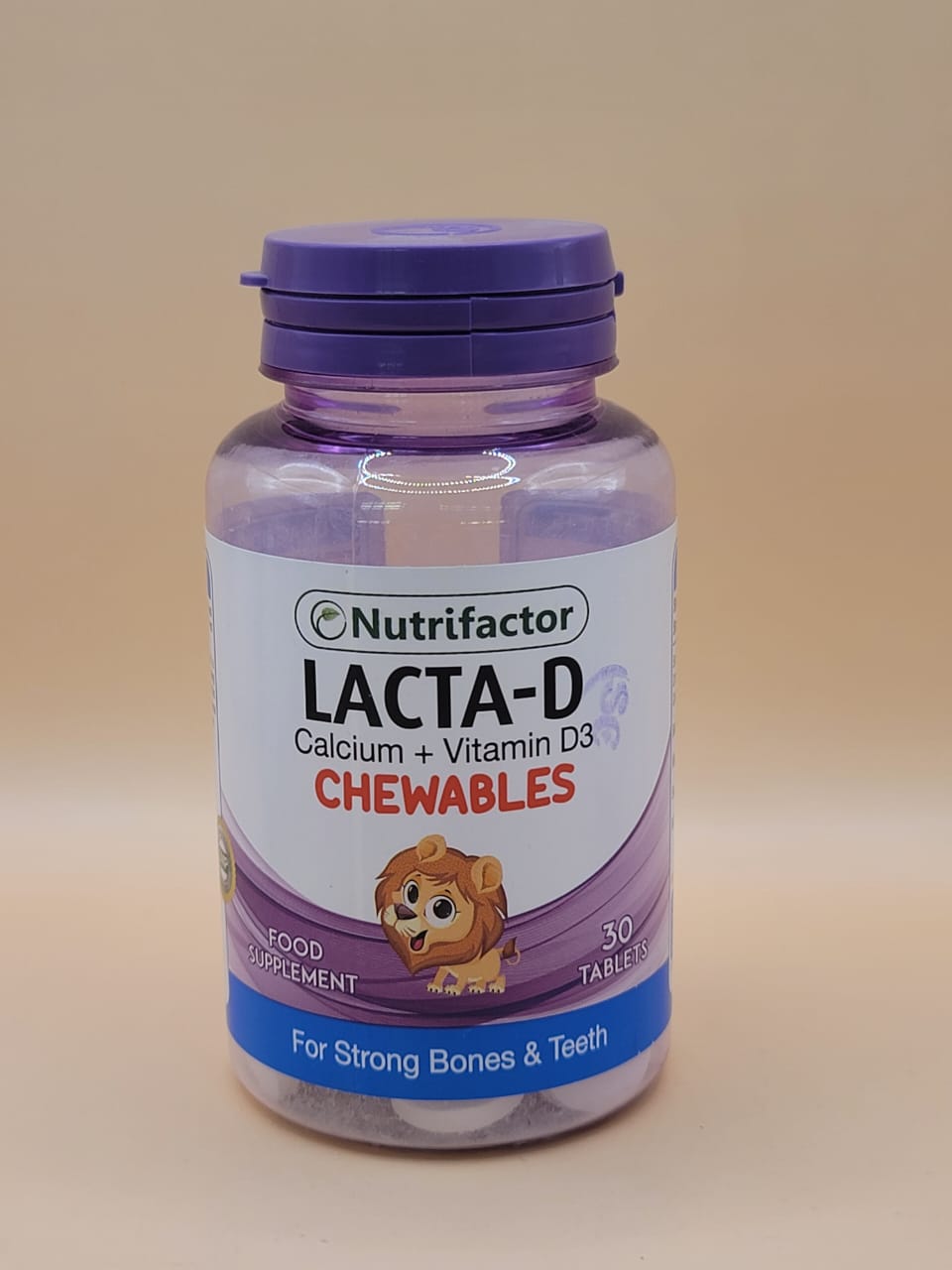 IMG-20250205-WA0219 Nutrifactor LACTA-D Calcium+Vitamin D3 CHEWABALE tablets - Image 1