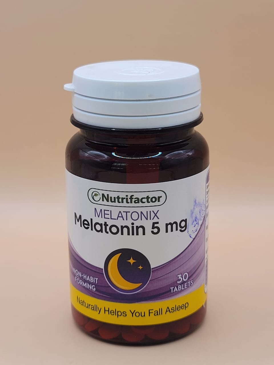 IMG-20250205-WA0229 Nutrifactor Melatonix Melatonin 5 mg tablets - Image 1