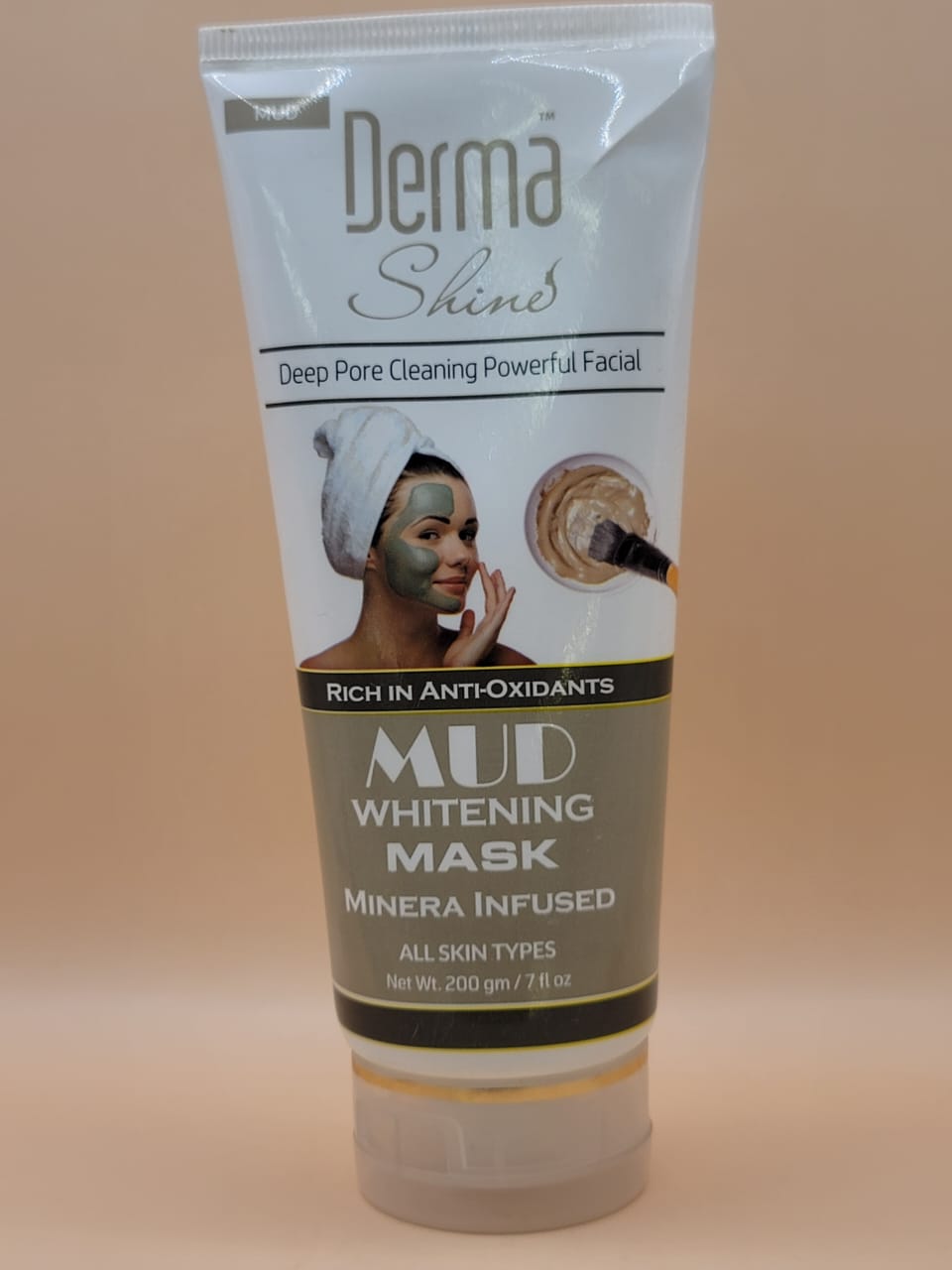 IMG-20250205-WA0237 Derma Shines Deep pore cleaning powerful facial (MUD WHITENING MASK MINERA INFUSED) 200gm - Image 1