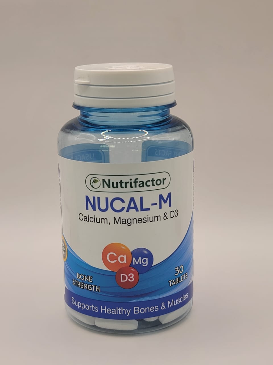IMG-20250206-WA0036 Nutrifactor NUCAL-M Calcium, Magnesium & D3 30 tablets - Image 1