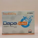 Dapa-Met [Dapagliflozin+Metformin HCl] 5mg+1000mg tablets
