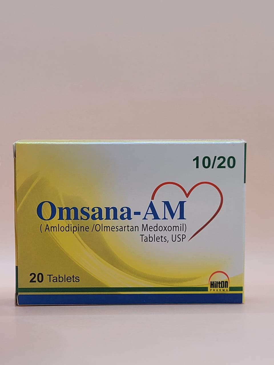 IMG-20250212-WA0084 Omsana_AM (Amlodipine/Olmesartan Medoxomil) Tablets, U.S.P 10/20mg tablets - Image 1