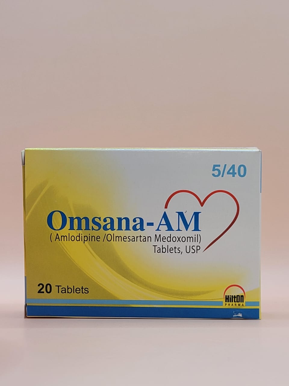 IMG-20250212-WA0086 Omsana_AM (Amlodipine/Olmesartan Medoxomil) Tablets, U.S.P 5/40mg tablets - Image 1