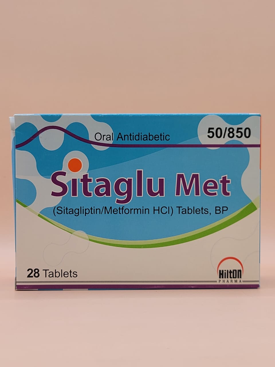 IMG-20250212-WA0104 Sitaglu Met (Sitagliptin/Metformin HCl) 50/850mg tablets - Image 1
