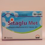 Sitaglu Met (Sitagliptin/Metformin HCl) 50/1000mg tablets