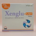 Xenglu-Met [Empagliflozin+Metformin HCL] 5mg+500mg 14 tablets