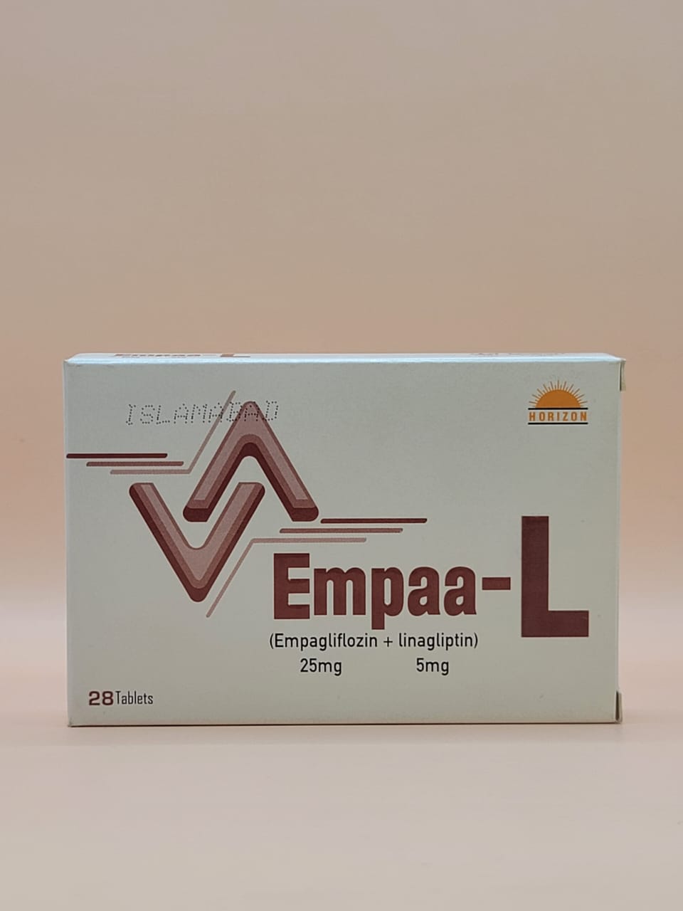 IMG-20250212-WA0122 Empaa-L (Empagliflozin + linagliptin) 25mg/5mg 28 tablets - Image 1