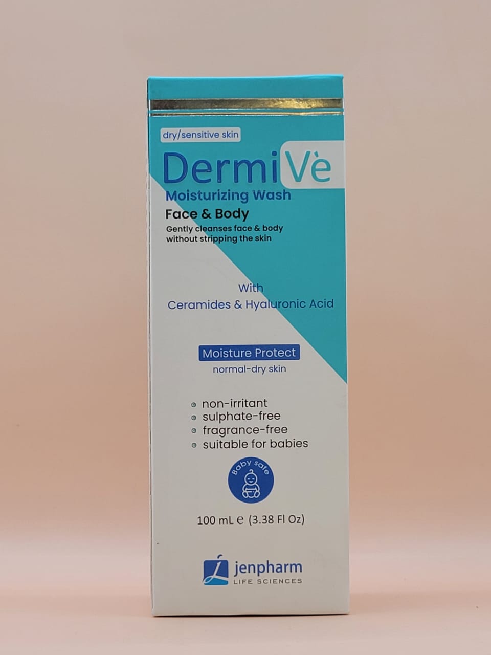 IMG-20250212-WA0154 DermiV'e Moisturizing Wash Face & Body (with Ceramides & Hyaluronic Acid) 100mle - Image 1