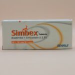 Simbex (Ezetimibe+Simvasttatin U.S.P) 10/10mg Tablets