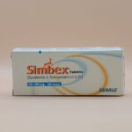 Simbex (Ezetimibe+Simvasttatin U.S.P) 10/20mg Tablets