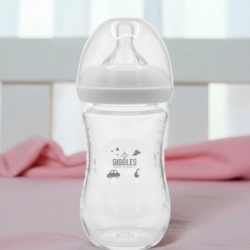 Crown Neck Medium 9OZ Breast-Shaped Baby Bottle