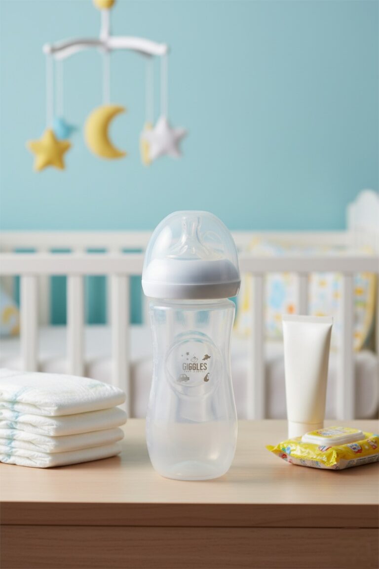 Crown Neck Breast Shaped Bottle