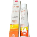 LICE-O-NIL Cream for Scabies 20g tube and box, a single application anti-scabies treatment featuring 1% Lindane for fast relief.