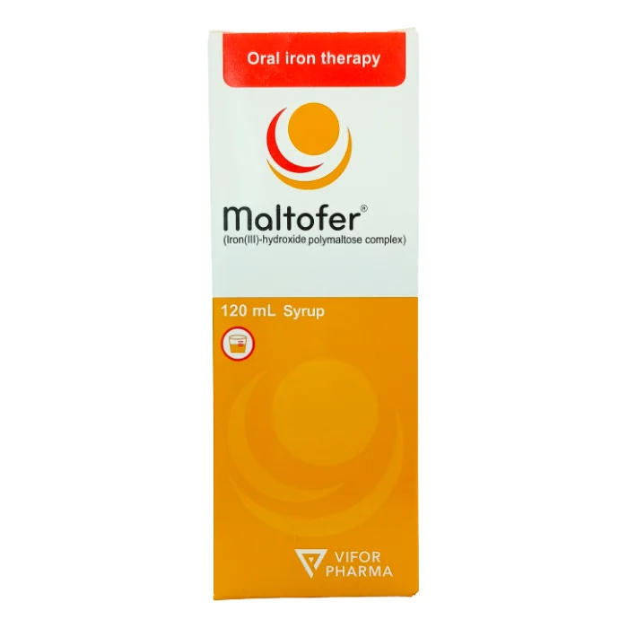 0267571 Maltofer Syrup 120ml bottle for iron deficiency and anemia treatment