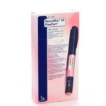 NovoMix 50 FlexPen 100 U/ml pre-filled insulin pens 5x3ml pack for diabetes treatment.