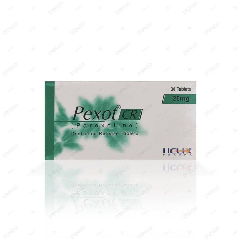 Pexot CR 25mg Paroxetine Controlled Release Tablets by Helix Pharma 30s Pack