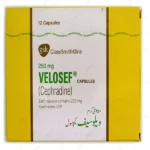 Velosef Cephradine (250mg) 12 Capsules