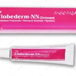 Clobederm-NN Ointment 15g tube and box featuring Clobetasol Propionate, Neomycin Sulphate, and Nystatin by Atco.