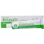 15g tube and box of Betasalic Ointment containing Betamethasone and Salicylic Acid for psoriasis