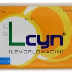 L-cyn Levofloxacin 500mg 10 tablets pack by HIGH-Q Pharmaceuticals for treating various bacterial infections.