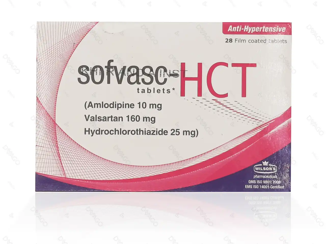 66133 Sofvasc HCT Hypertension (10mg / 160mg / 12.5mg) 28 Tablets - Image 1