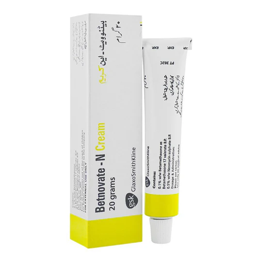 67110 20g tube of Betnovate-N Cream for treating infected inflammatory skin conditions.