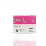 Inosita Plus 50/850mg Tablets box by PharmEvo containing Sitagliptin and Metformin for blood sugar management.