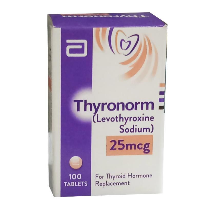 Abbott Thyronorm (25mcg) 100 Tablets Thyronorm 25mcg